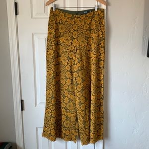 Floral Lace Palazzo Pants